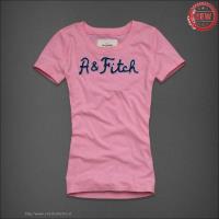 dames abercrombie fitch korte tees lichtrood Online Winkel xh7az613